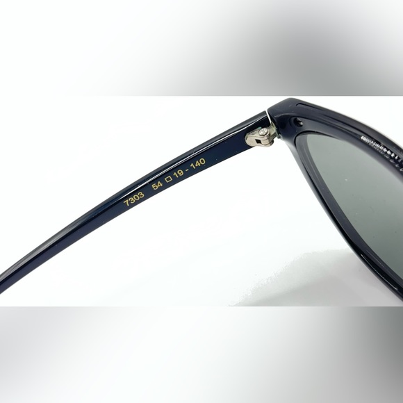 Amelia E 7303 Black Oval Cat-Eye Sunglasses Frames Only - Picture 8 of 8